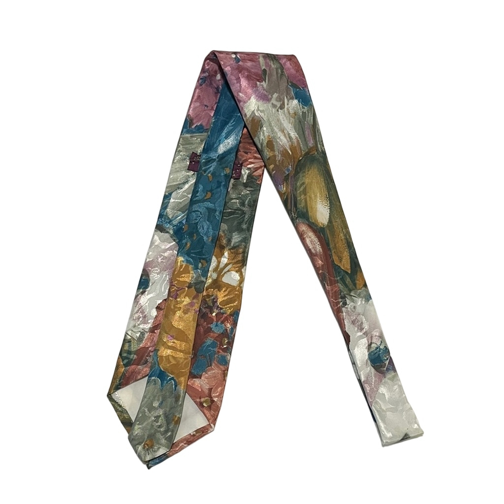 Floral Patterned Tie - Picture 3 of 3